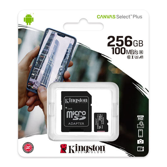 Kingston Micro SD Card With Adapter 256GB